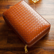 Load image into Gallery viewer, COHIBA Leather Cedar Lined Travel Cigar Case
