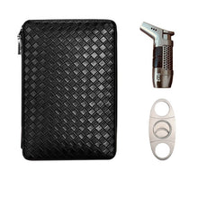 Load image into Gallery viewer, COHIBA Leather Cedar Lined Travel Cigar Case